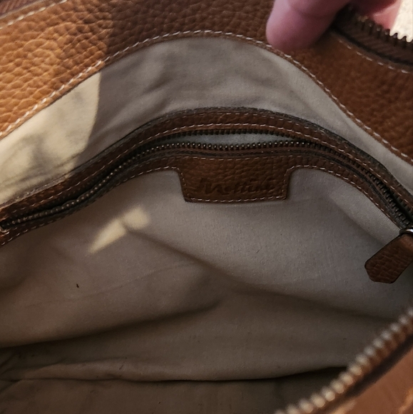 Brown Leather Shoulder Bag - Picture 3 of 6